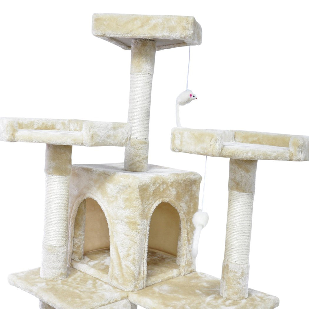 Arbre à chat 1,8M : un terrain de jeu et griffoir pour chats