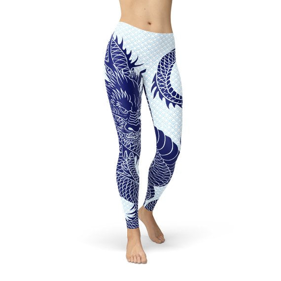 Leggings Japonais Dragon pour Femmes
