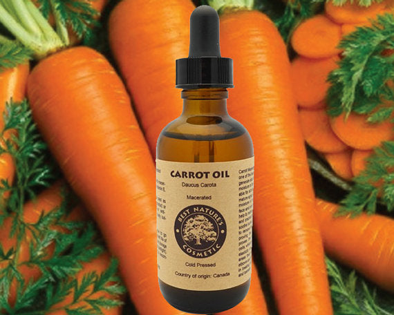 Carrot Oil (Macerated) pour dry et mature skin.