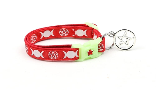 Collier de Chat Rouge Lumineux