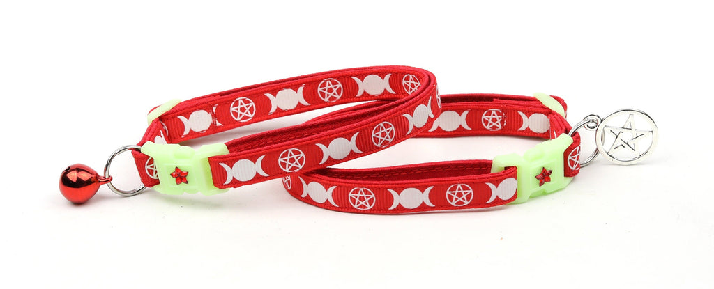 Collier de Chat Rouge Lumineux