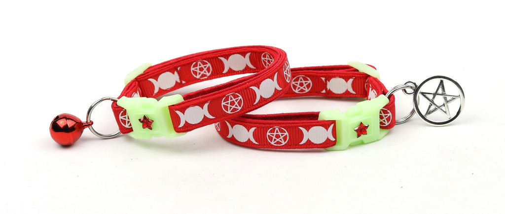 Collier de Chat Rouge Lumineux