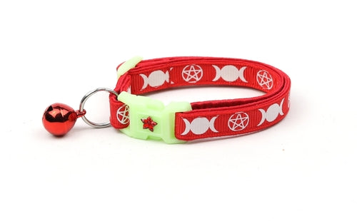 Collier de Chat Rouge Lumineux
