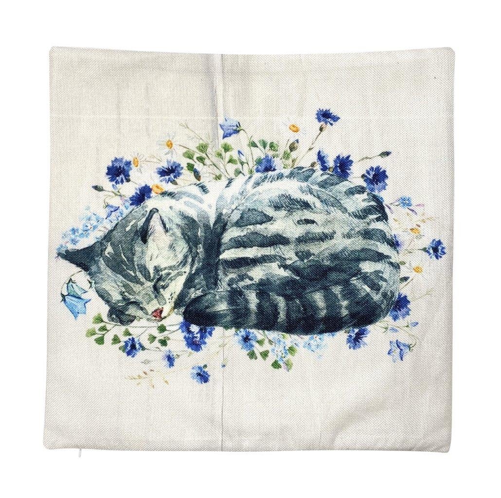 Coussin Chat Aquarelle