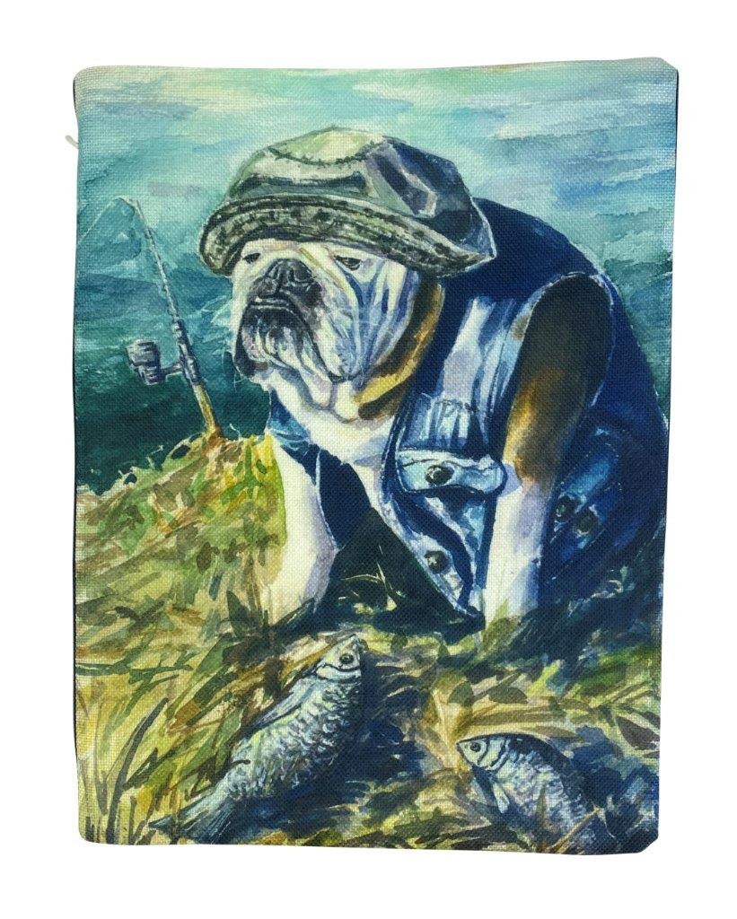 Coussin Bulldog Pêche