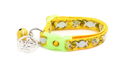 Familiar de Sorcière sur Collier de Chat Topaze