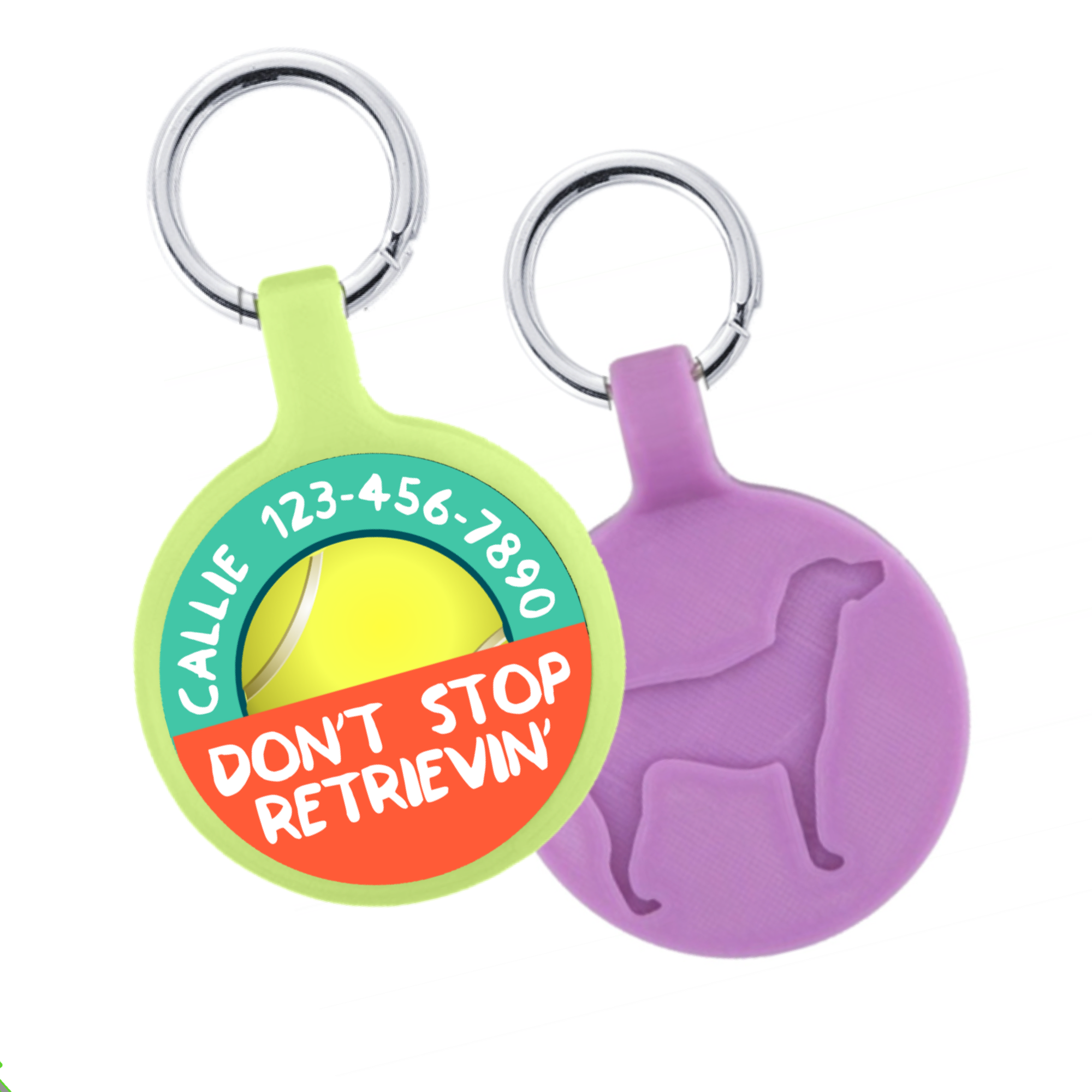 Étiquette d'identification animale Ecoplastic personnalisable
