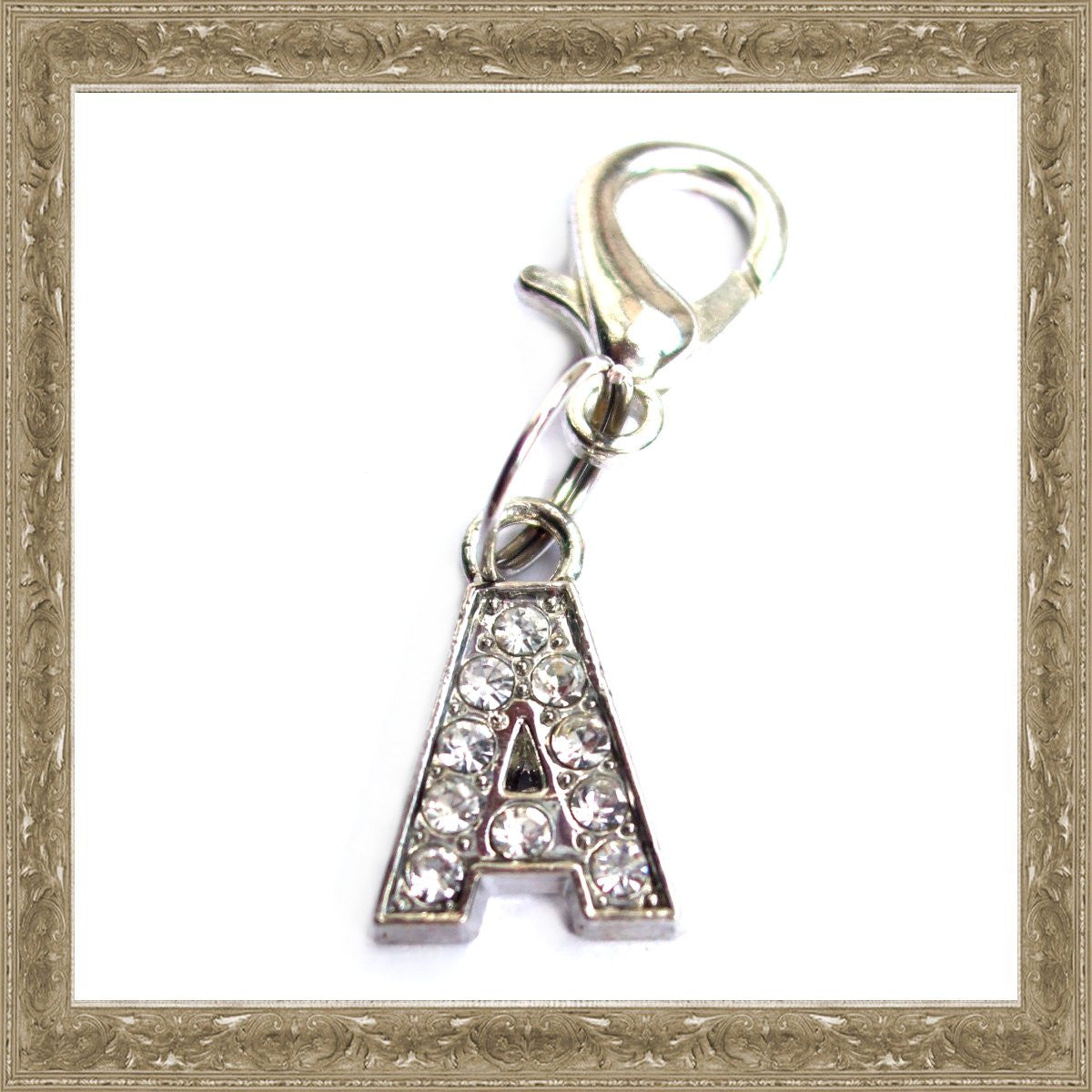 A-Z Crystal Letter Animal Charms