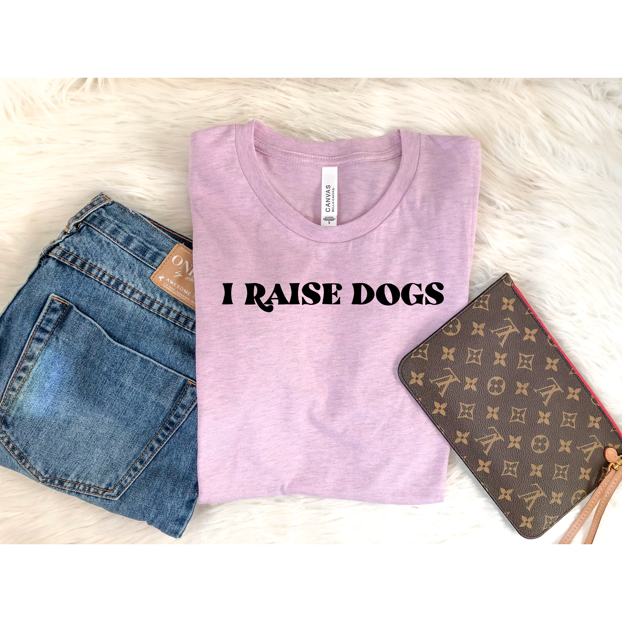 T-shirt "Je lève des chiens"