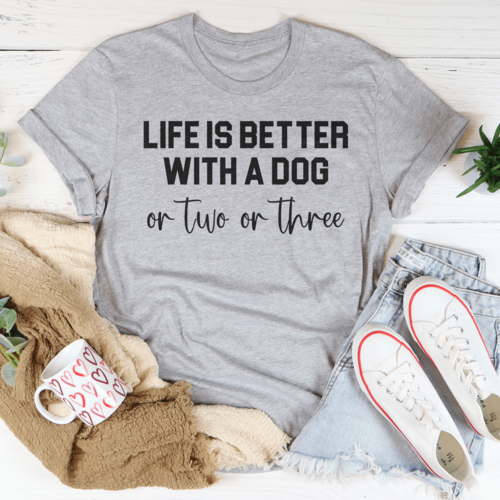 La vie est meilleure avec un chien