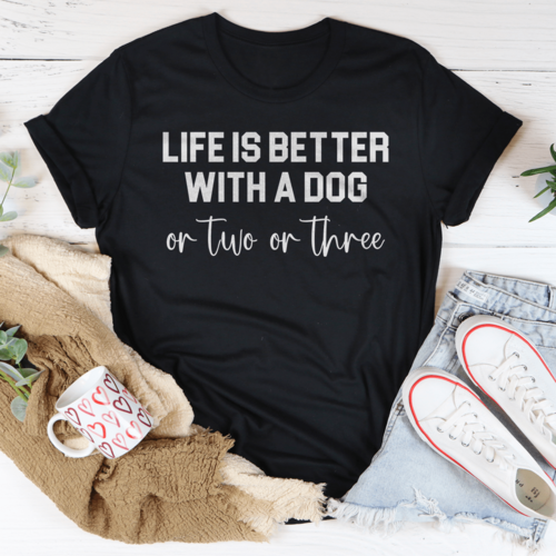 La vie est meilleure avec un chien