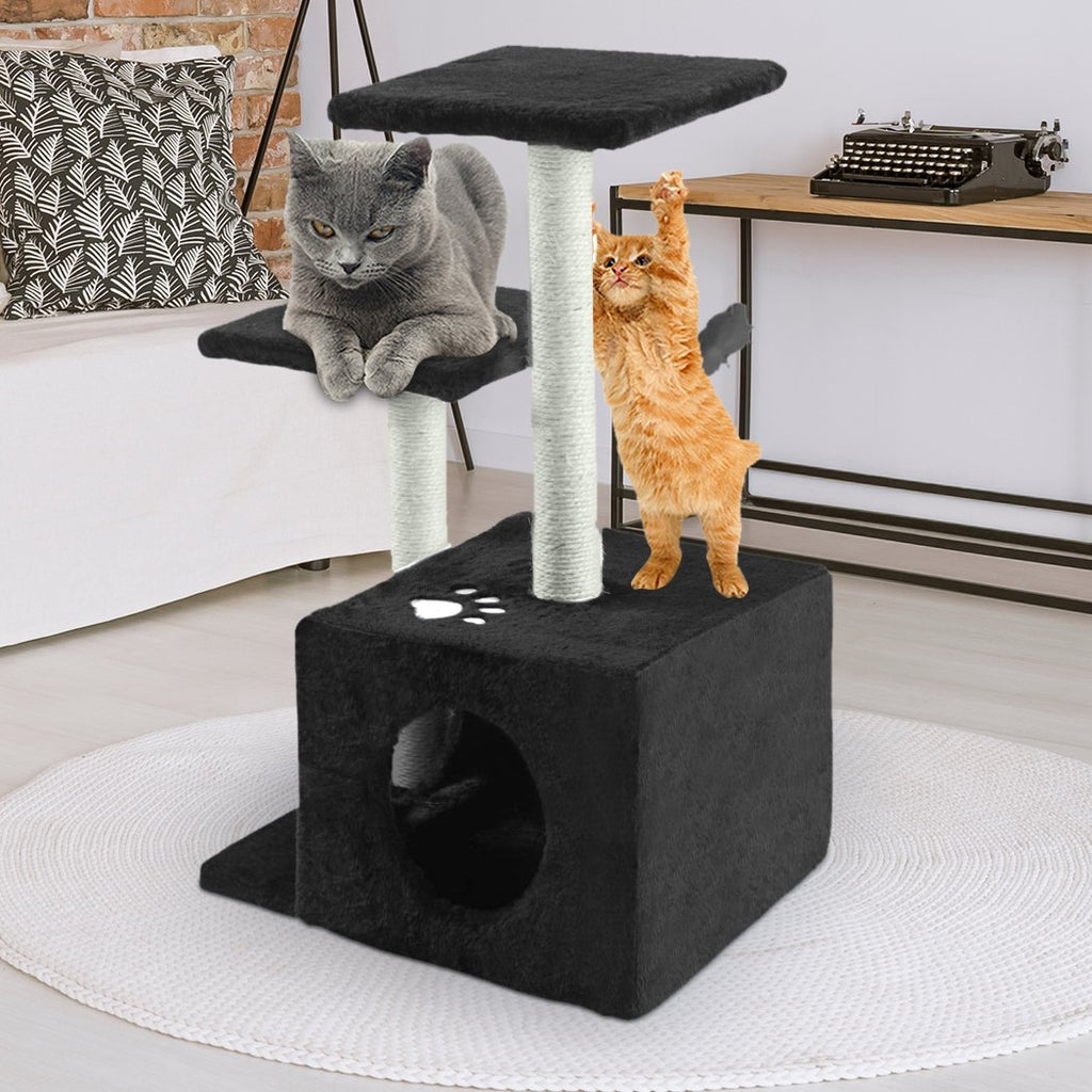Arbre à gratter pour chat PaWz 0,6 m - Gym maison condo meuble grattage