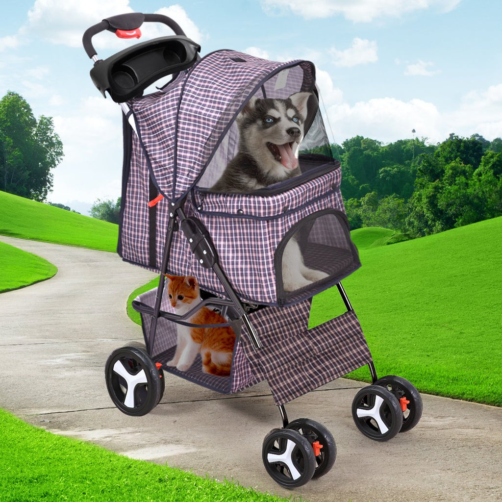 Poussette 4 roues pour animaux : confort et sécurité en balade
