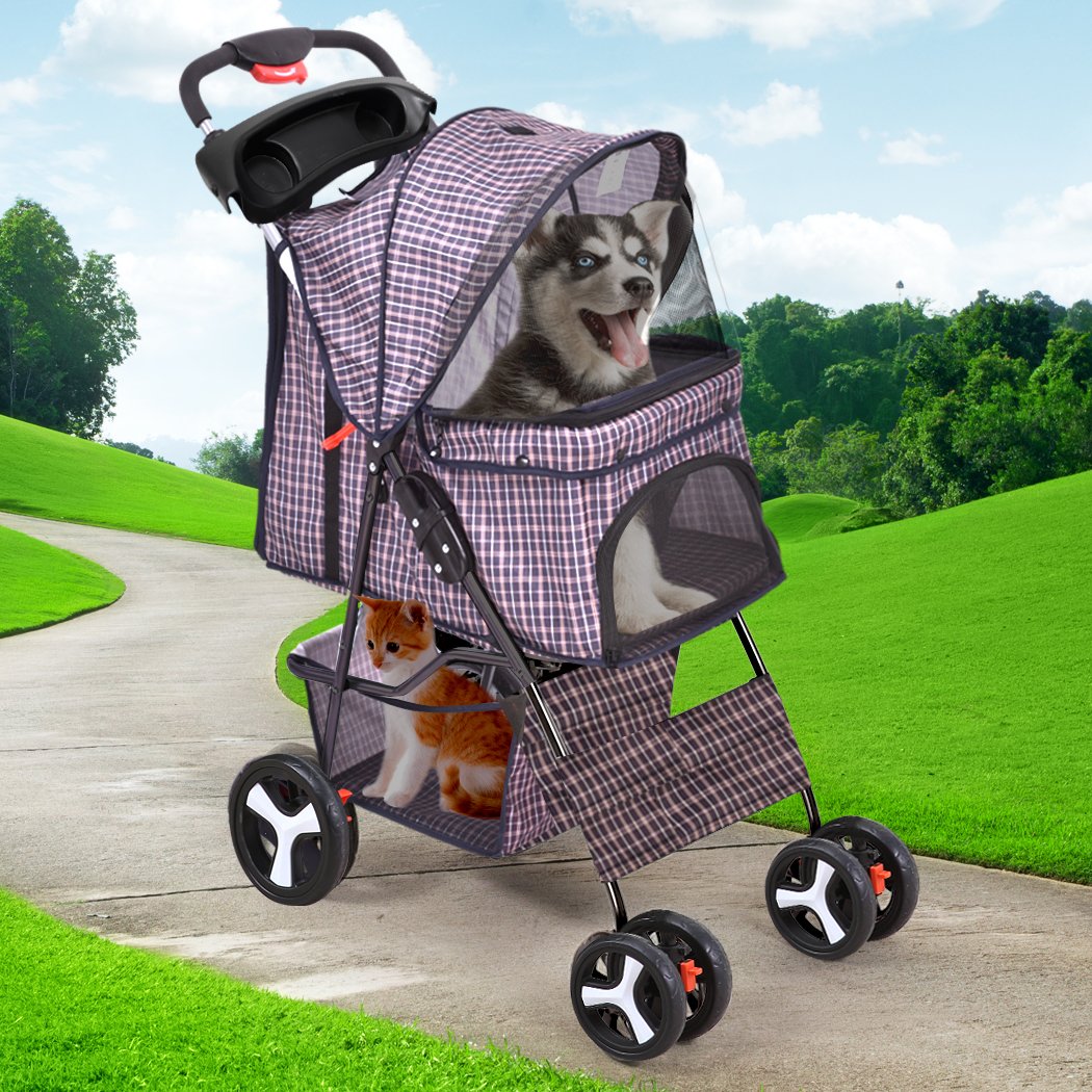 Poussette 4 roues pour animaux : confort et sécurité en balade