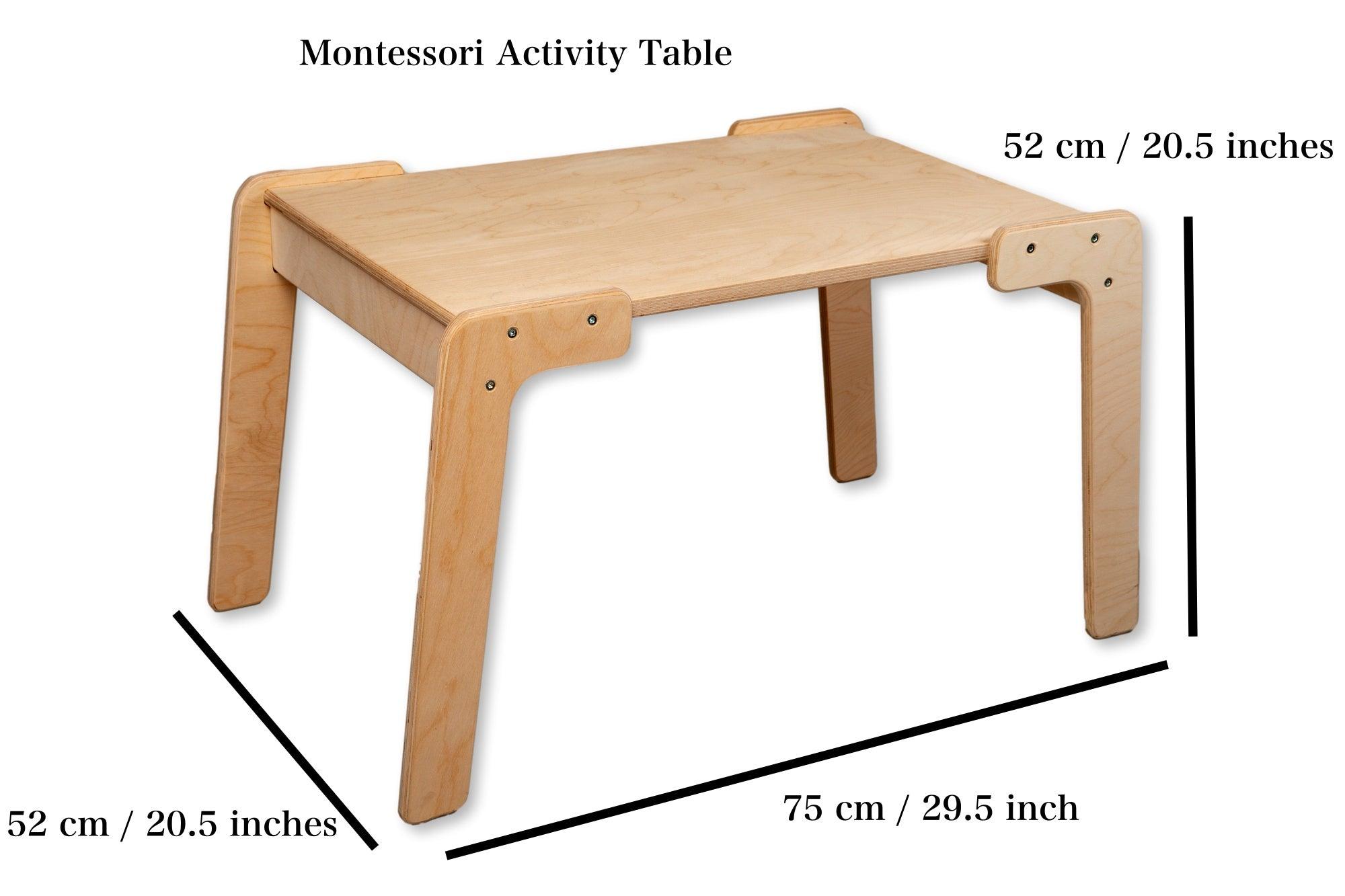 Ensemble Table et Chaise Montessori