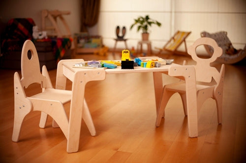 Ensemble Table et Chaise Montessori