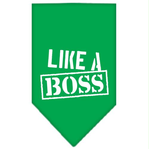 Mirage Animal Products 66-116 SMEG Like a Boss Bandana Imprimé Émeraude