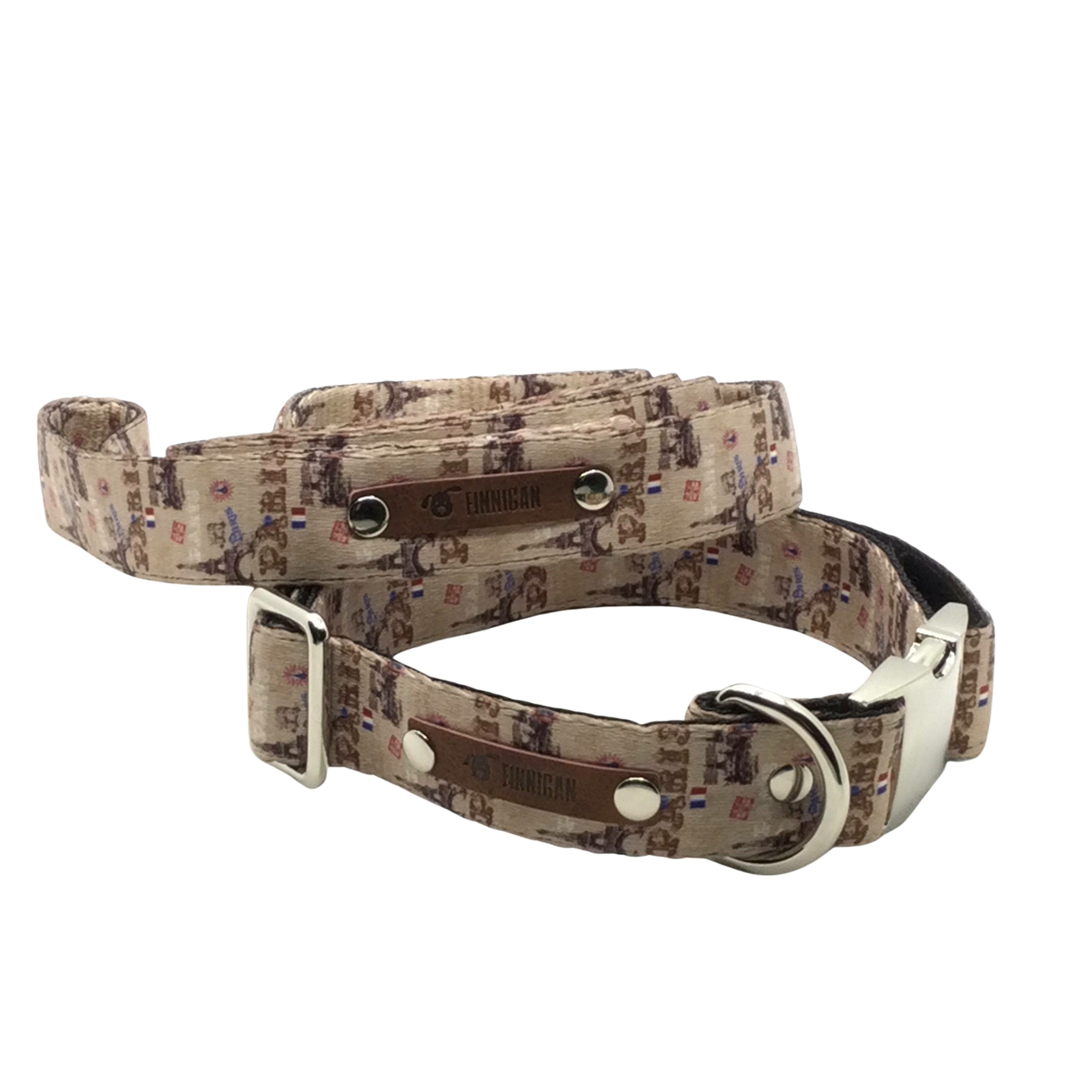 Collier de Chien Deluxe Personnalisé pour Chiens de Grande Race