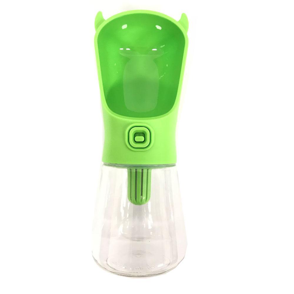 Bouteille d'eau portable pour animaux 380ml avec filtre