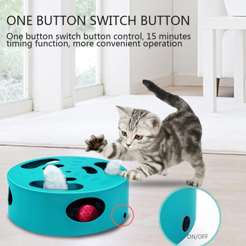 Jouet interactif souris pour chat