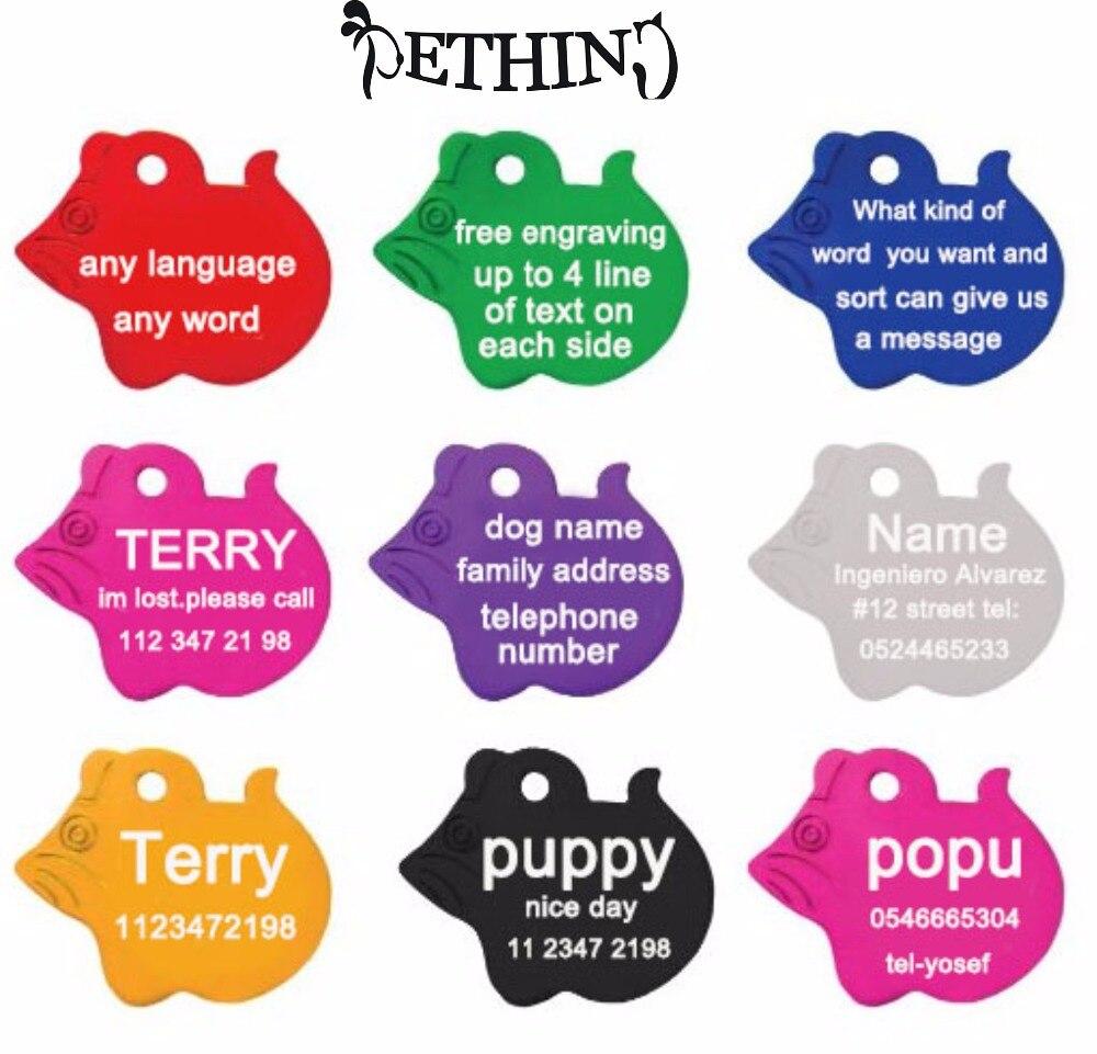 Médaillon d'identification personnalisé pour animaux