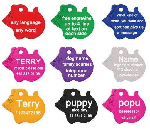 Médaillon d'identification personnalisé pour animaux
