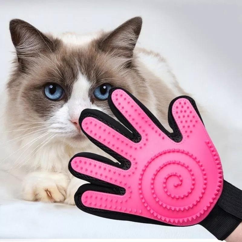 Gant de toilettage pour chien et chat