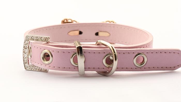 Collier pour chien avec nœud perlé Princess