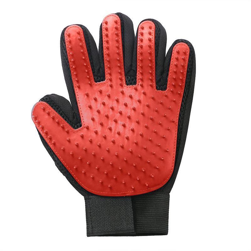 Gant de brosse à poils pour chien et chat