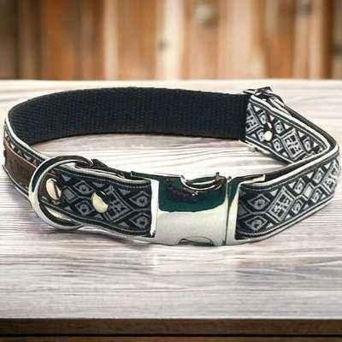 Collier en Coton Élégance Personnalisée pour Chiens