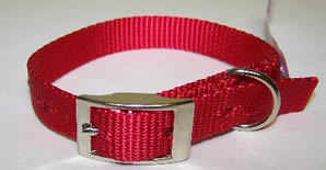 Collier en Nylon Omni Pet No.102N RD16 Rouge 1,9 cm x 40,6 cm